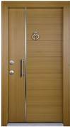 Wooden door installation